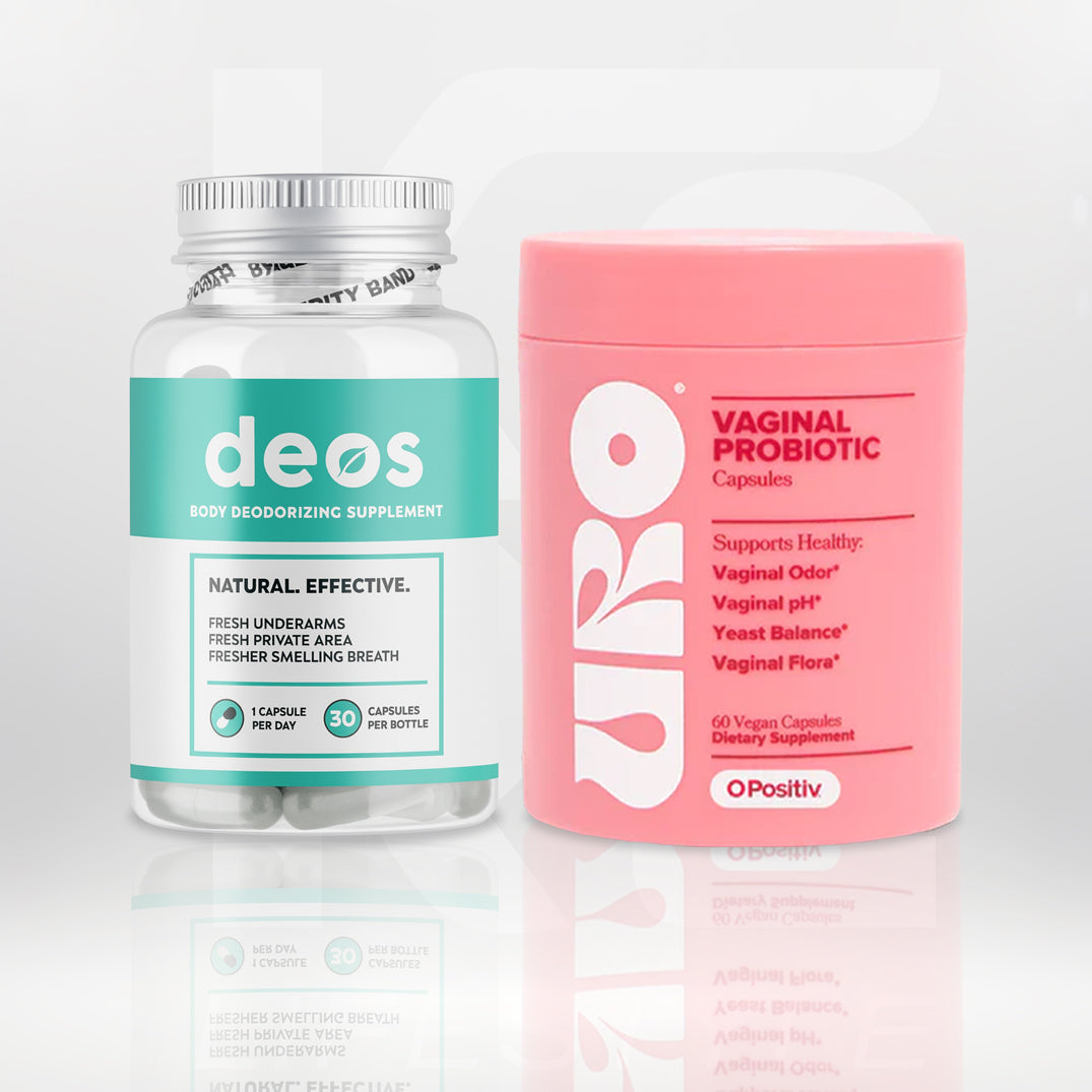 Desodorante corporal + probióticos vaginales
